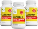 Terry natural curamina Extra Putere - Curcumin & Boswellia pentru suport circulatie sanatoasa - Supliment turmeric pentru a sprijini articulatii, sanatatea musculara si productia de Endorphin - 120 comprimate (Pachet de 3)