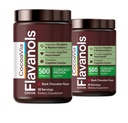 CocoaVia Cardio Health Powder, 60 Servings, 500mg Cacao Flavanols, Suport Heart Health, Boost Nitric oxid, Îmbunătăţirea circulaţiei, Energie, Preworkout, Vegan, Ciocolată Cacao închis