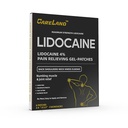 CARELAND 4% Lidocaină Gel Patch, 6 Număr de durere de putere maximă patch-uri pentru pierderea masei musculare în gât genunchi spate şi umeri 