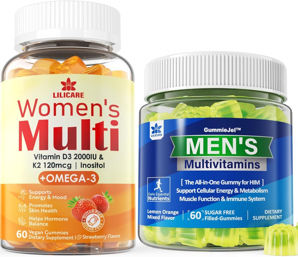 Mens Multivitamine Gumies & Womens Multivitamine Gummies