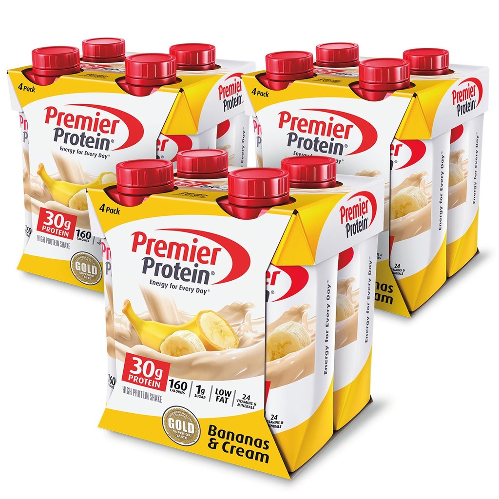 Premier Proteine 30g Proteine Shake, Banana, 12 Conte