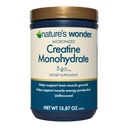 Nature's Wonder Micronized Creatin Monohidrat Powder 5g, Muscle Health, Muscle Energy Production, No Lactoză, 5g of Micronized creatine Powder per Serving, 450G, 90 Servings