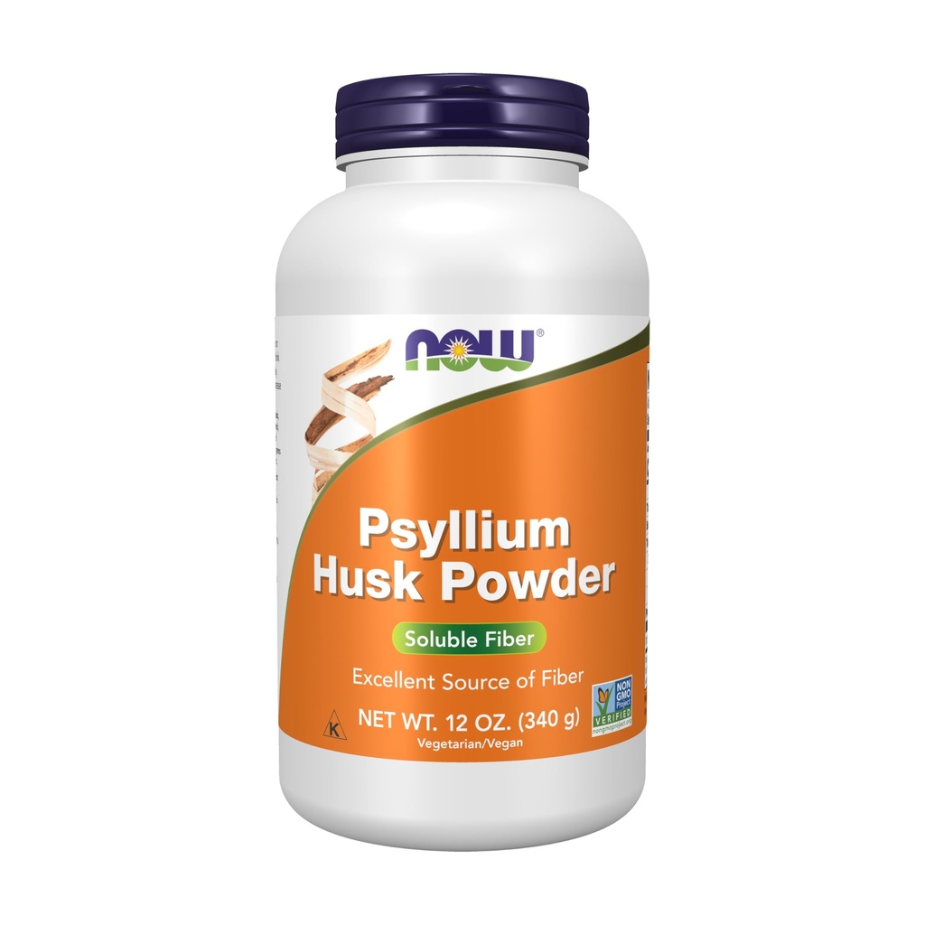 ACUM Alimente Suplimente, Psyllium Husk Powder, non-GMO Project Verified, Soluble Fiber, 12-Ounce