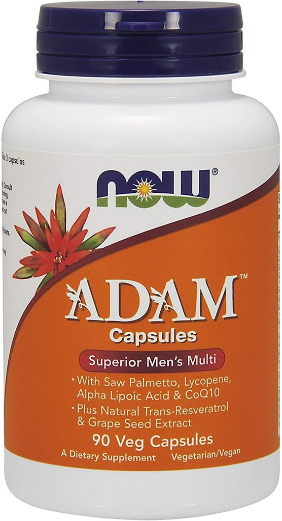 ACUM alimente ADAM Superior Men's Multiple Vitamina, Vegcaps 90 ea