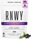 25g Acai Proteina + 5g Creatine Powder, Vegan-Baza de proteine de plante cu enzime digestive pentru a construi & Recuperare, 21 Servings