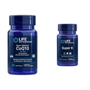 Extensie de viață Super Ubichinol CoQ10 cu suport mitocondrial îmbunătățit & Super K, Vitamina K1, Vitamina K2 mk-7, Vitamina K2 mk-4