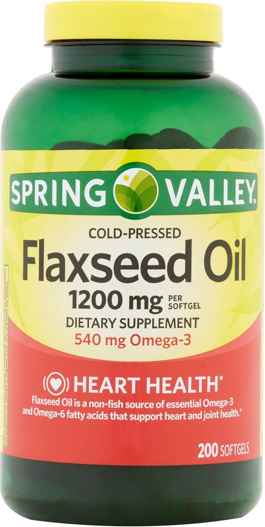 Spring Valley - ulei de in 1200 mg, 200 Softgels