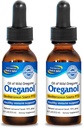 NORD AMERICAN HERB & SPICE Oreganol - 0,45 fl oz, Pachet de 2 - Ulei de Oregano neprelucrat, sălbatic, organic - Sursa mediteraneană P73 - Non-GMO - 388 Serviri totale