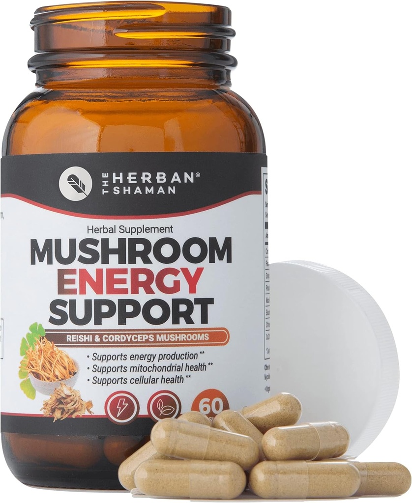 Mushroom Supplement Energy Support 