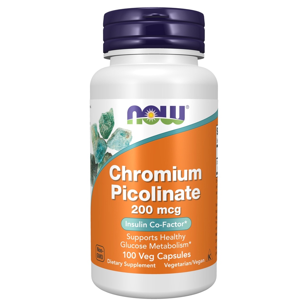Acum Suplimente, Crom Picolinat 200 mcg, Insulină Co-factor *, 100 Veg Capsule