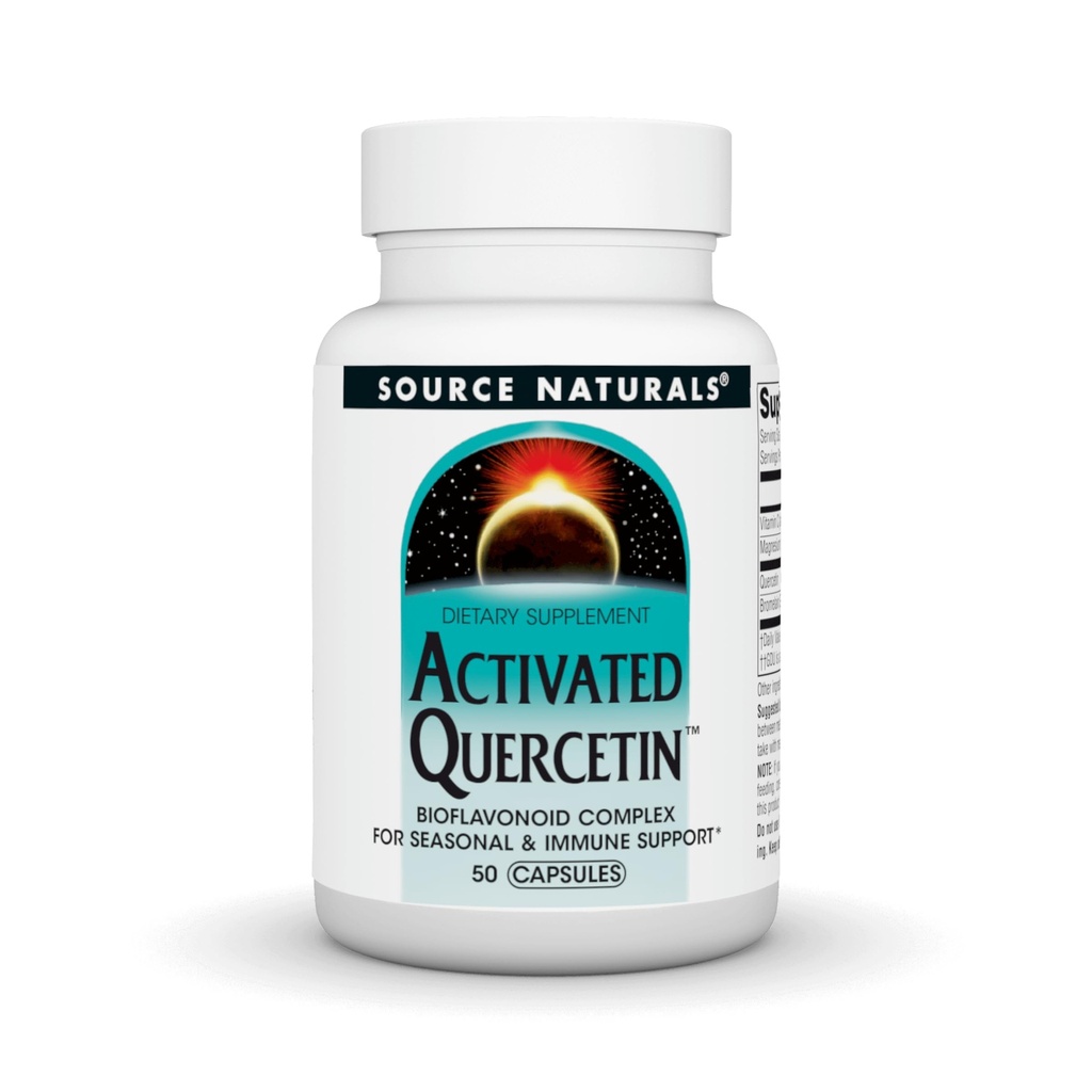 Sursa Naturals activat Querbetin, Bioflavonoid Complex, pentru Suport Sezonier & Imune - 50 Capsule