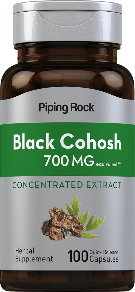 Piping Rock Black Cohosh Root Extract de 700 mg 