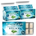 AshwaGum RELAX Gum by BetterGum, High Potecy Supplement with KSM 66 Ashwagandha and Gaba, Supports Stres and Tension Relief, Alternative to Gummies, Sugar-Free, Pack of 2