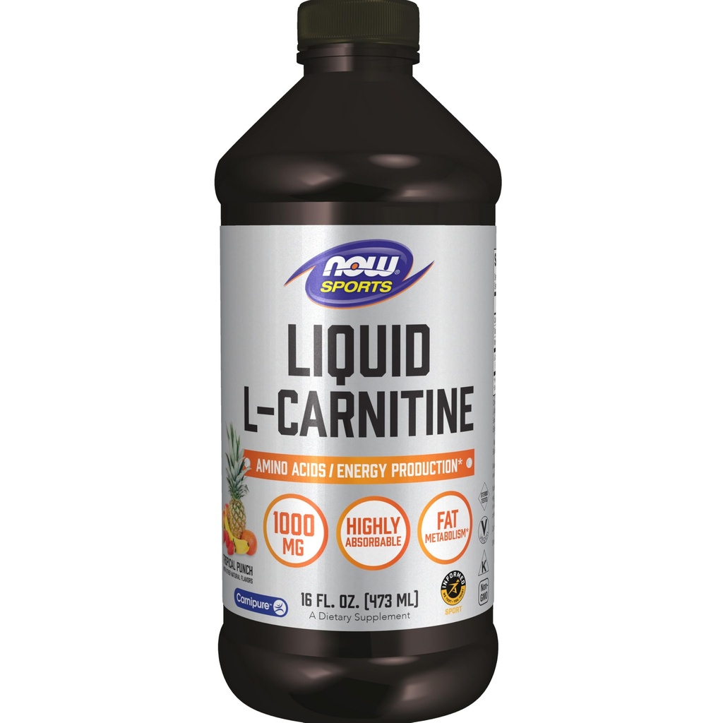 ACUM Sports Nutrition, L-Carnitina lichid 1000 mg, extrem de absorbant, Tropical Punch, 16-Ounce