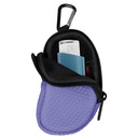 Neoprene Astm Inhaler Holster, Protective Portable Travel Handy Holster, Lightweight Carrying case with Carabiner Clip and Mesh Pocket Inside, Inhaler Neincluded (Numai cauza) (Violet)