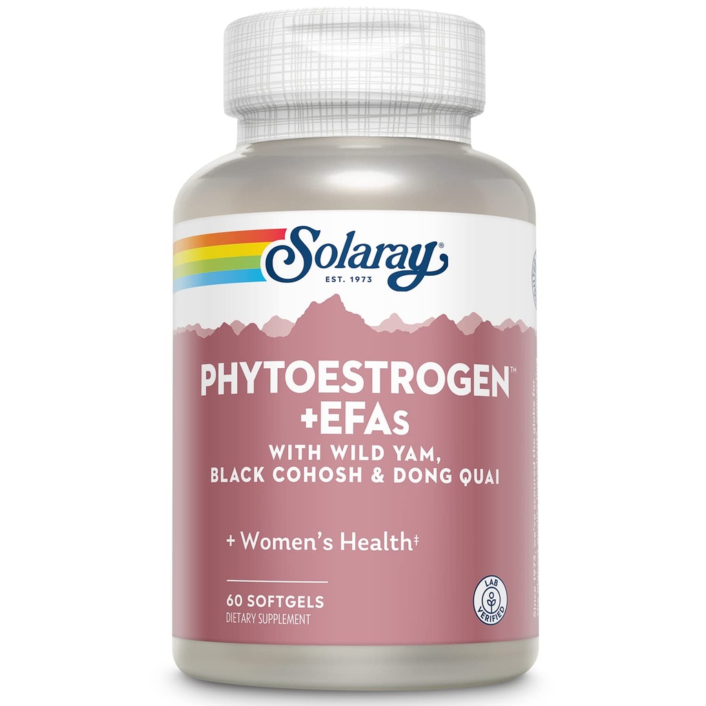 SOLARAY PhytoEstrogen Plus EFAs Menopause Suport 