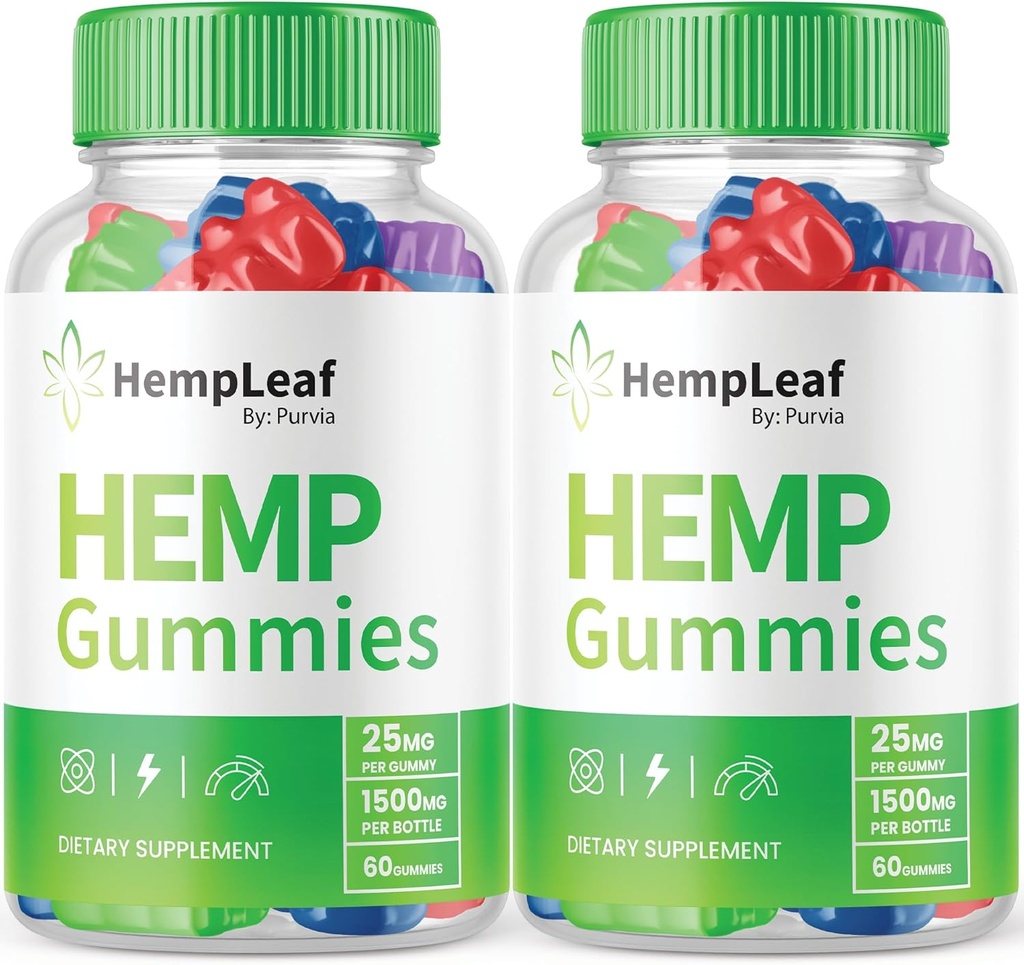 (2 Pack) Hemp Leaf Gumries - Formula oficială - Hemp Leaf Gummies cu extract de Hemp, Advanced Putere Zen Performance Hemp Blend, Zen Boost Hemp Gummes Putere maximă, Zen Gummies (120 Gummies)