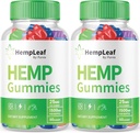 (2 Pack) Hemp Leaf Gumries - Formula oficială - Hemp Leaf Gummies cu extract de Hemp, Advanced Putere Zen Performance Hemp Blend, Zen Boost Hemp Gummes Putere maximă, Zen Gummies (120 Gummies)