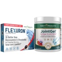 Produse de puritate Formula comună Flexuron + Gel Flexuron comun (Oil Krill, Acid hialuronic cu greutate moleculară mică, Astaxantină) - Gel comun Berry pulbere (colagen peptide bioactive + MSM)