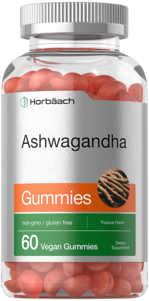 Horbäach Ashwagandha Gummies pentru femei si barbati 