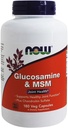 Glucosamină & MSM Plus Chondroitin sulfate - Now Foods - 180 - VegiCapsule