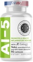Fortitudine intestinală AI-5 - Digestive Herbal Capsule Supliment w/CurcuWIN, Turmeric, Curcumin, Boswellia Serrata, Ginger Root & EGCG Green Tea for Gut & Digestive Health Support, Non-GMO, Dairy Free