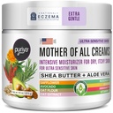 Puriya National Eczema Association Acceptat Cream 4.5 oz, uscat mancarimi de piele Relief, Ciocolată de ovăz, Pentru copii, Adulți, Face, Mâini, Mama tuturor creme, Plant-Based Hydration, Nu Fragrance Adăugat
