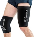TheraICE Knee Ice Pack Wrap Compression Sleeve for Injuries, Reutilizabile Gel Cold Packs Brace De asemenea, pentru Elbow, Ankle & Calf - Flexible Cold Wrap Rece Rece Recovery for Meniscus, ACL, MCL Pain Relief (XL)