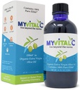 MyVitalC Organic Extra Virgin Ulei de măsline - Pure ESS60 Antioxidant Supliment - pentru anti-îmbătrânire, oxidare, longevitate, somn, mai multă energie - 120ML