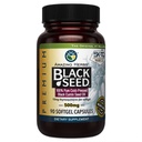 Amazing Herbs Premium Black Seed Oil Capsule - Nigella Sativa Cold Presed SIDA în Digestive Health, Immune Support, Brain Function, Gluten Free, Non OMG - 90 Conte, 500mg
