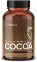 Nutriissa capsule de cacao 2000mg - Advanced Heart Health, Nitrogen oxid și suport circulatie - 500mg cacao Flavanols per Serving - EPEB Certified for purity & Potency - Vegan, 120 capsule, 40 Servings