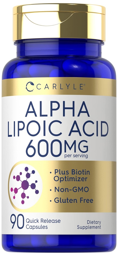 Carlyle Alpha Acid lipoic 600mg 