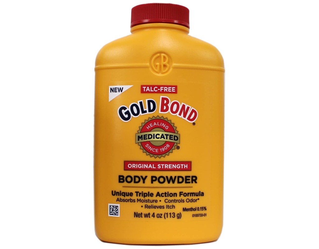 CHATTEM LABS Gold Bond Med Pwdr Dimensiune 4z aur Bond pulbere medicamentată 4 oz