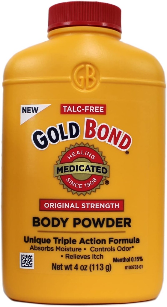 CHATTEM LABS Gold Bond Med Pwdr Dimensiune 4z aur Bond pulbere medicamentată 4 oz