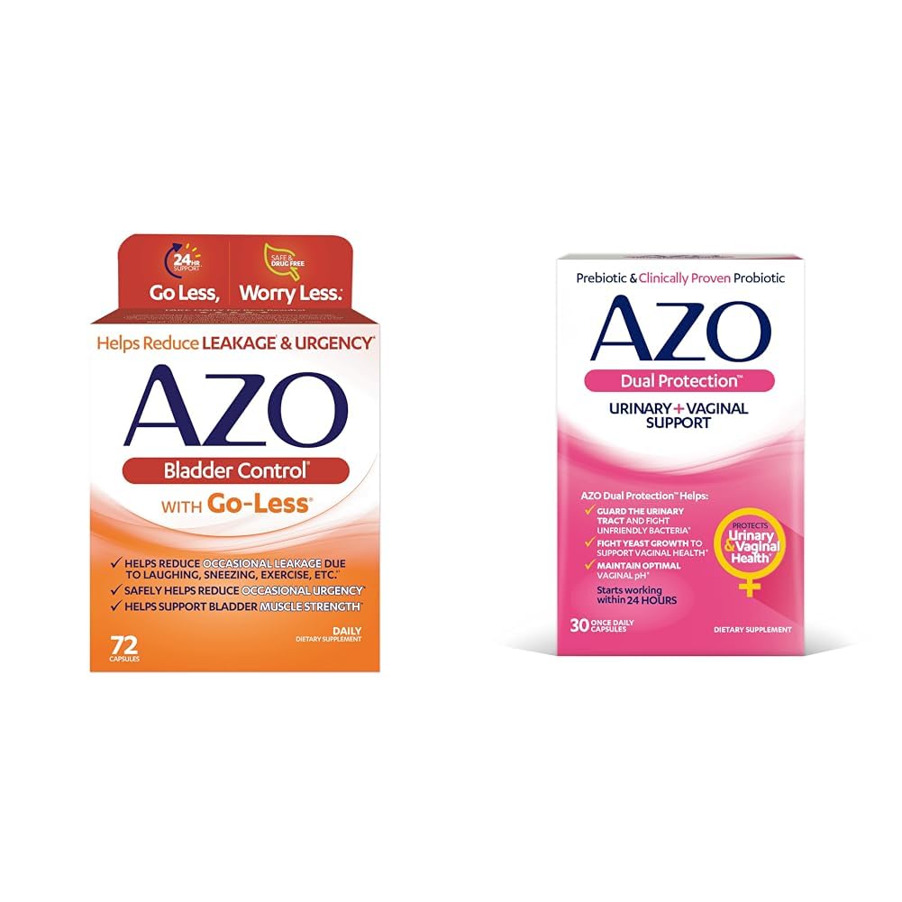 AZO Bladder Control cu Go-Less supliment de zi cu zi 