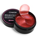 Cafeina sub masca ochi, 60 buc Petice ochi stralucitoare pentru cercuri întunecate și pufozitate cu acid hialuronic, Reduce cercuri întunecate Gel Pad ochi