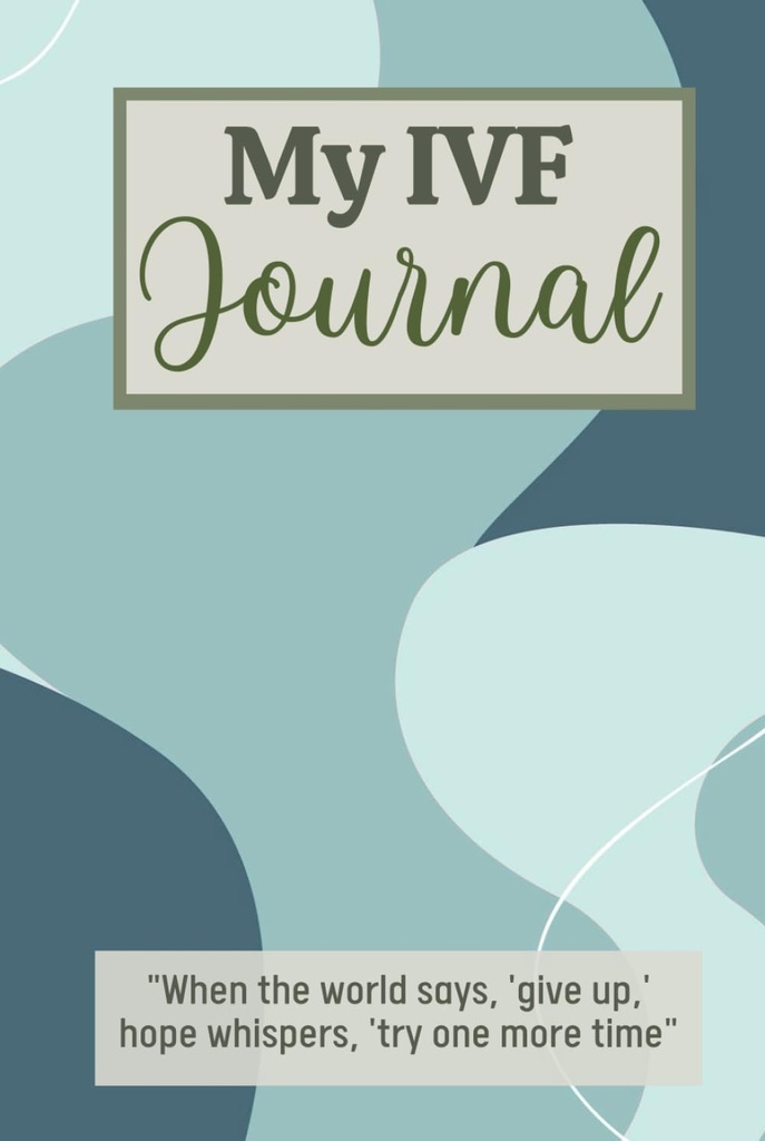My IVF Journal: Cute In Vitro Fertilizarea Planificator pentru femeile care trec prin tratamente de fertilitate pentru a le ajuta să rămână organizate și concentrat