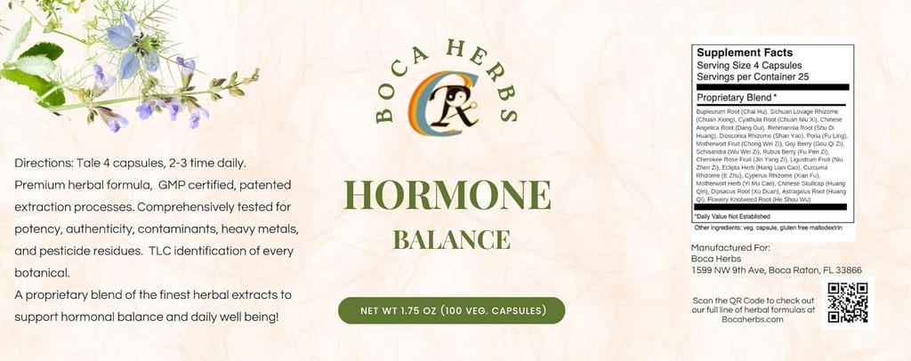 Echilibru Homone Vegan Capsle, alb/verde