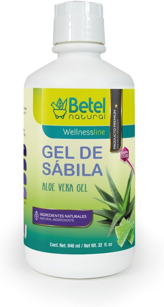 Betel Natural Gel de Sabila Aloe Vera Gel - Suport Gastric uimitor - 32 Oz
