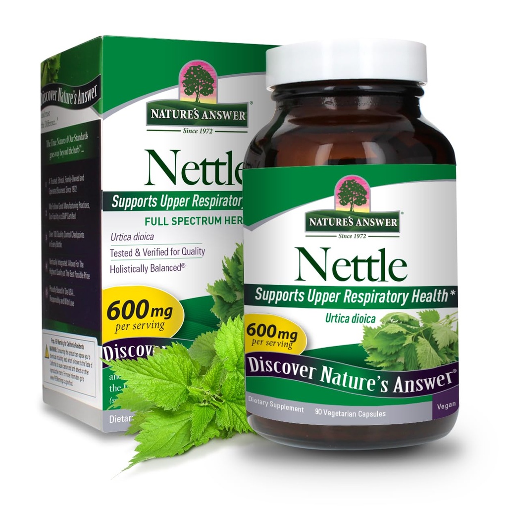 Nature's Rãspuns Nettle Leaf Capsule Vegan 90 Conte 