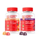 SmartyPants Copii Multivitamine Gummies și Imunitate Elderberry Gummies Bundle: Copii multi cu peste 15 Nutrients de zi cu zi și Elderberry Immune Supplement, 30 zile de aprovizionare