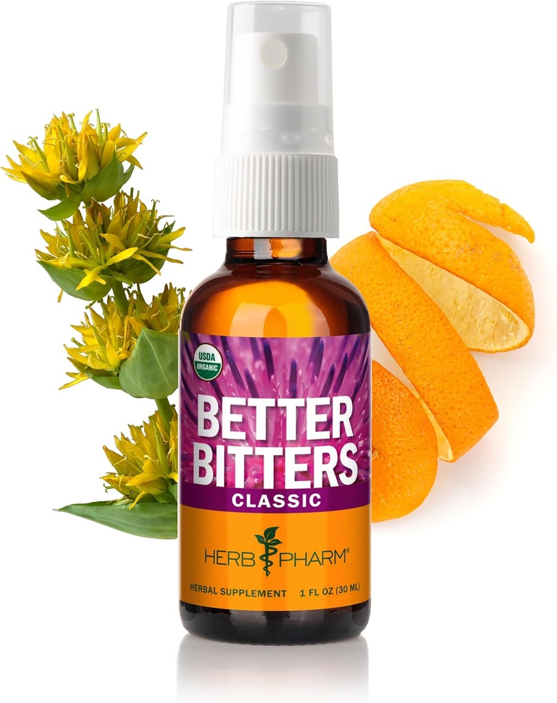 Herb Pharm Bitters Certified Organic Digestive Bitters, Absintium, 1 Ounce