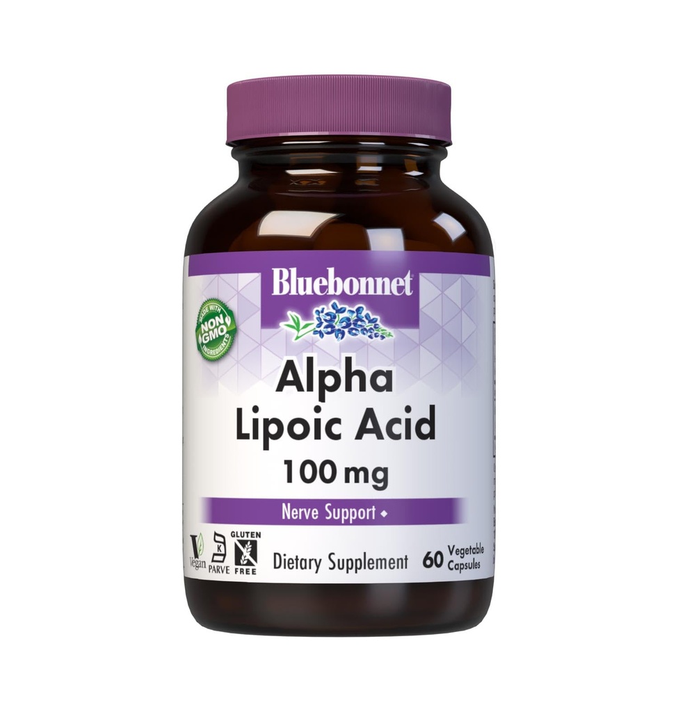 BLUEBONET NUTRITION ALPHA LIPOIC ACID 100 mg