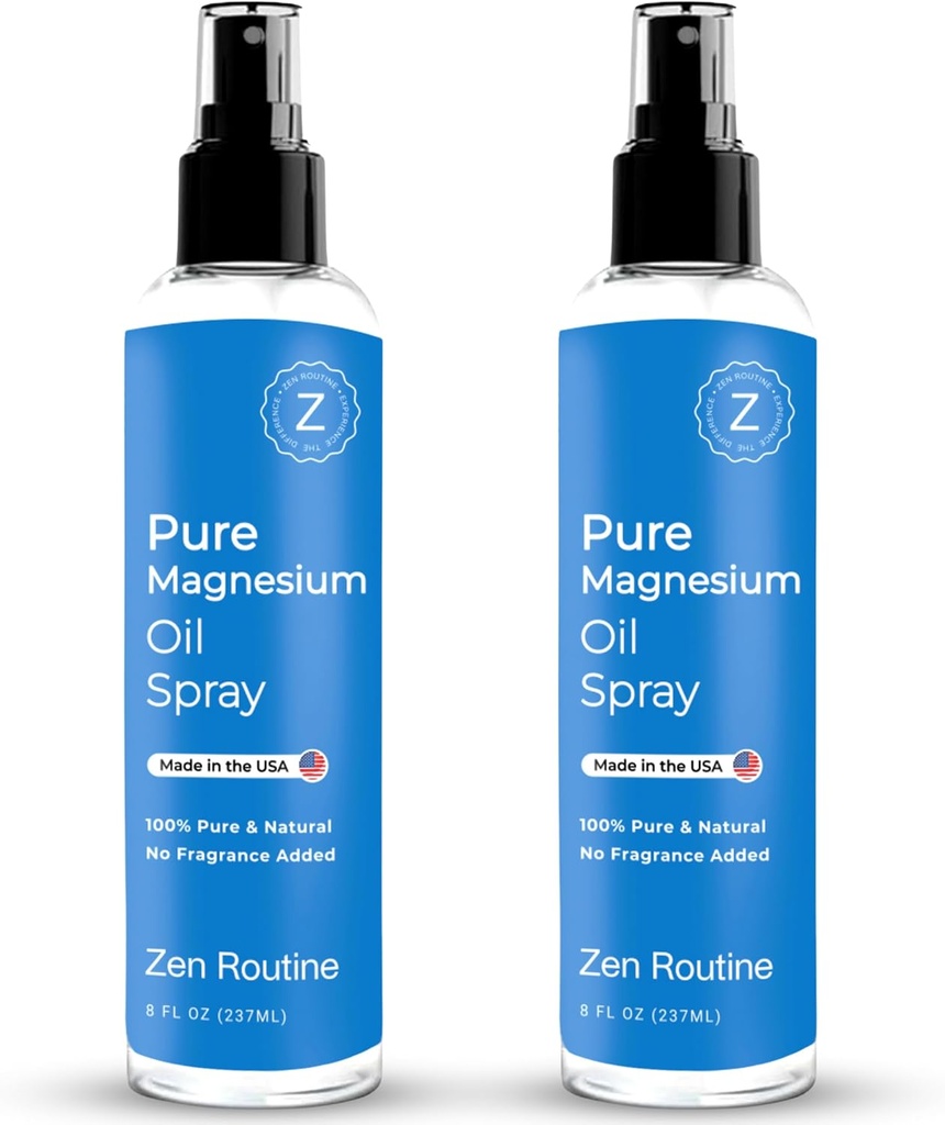 Pulverizare ulei de magneziu pur 8oz (2-Pack) 