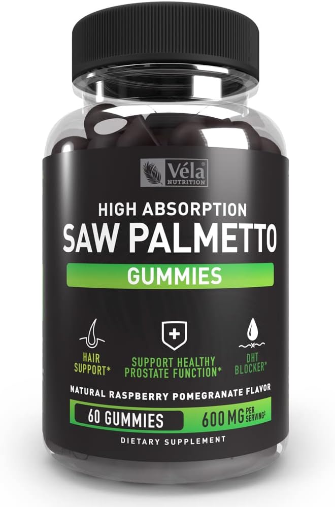 Saw Palmetto Gummies Complex pentru bărbaţi şi femei 