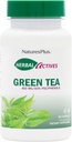 NaturesPlus Herbal Actives Green Tea - 60 Capsules - Non-GMO, Vegan, Gluten Free - 60 Servings