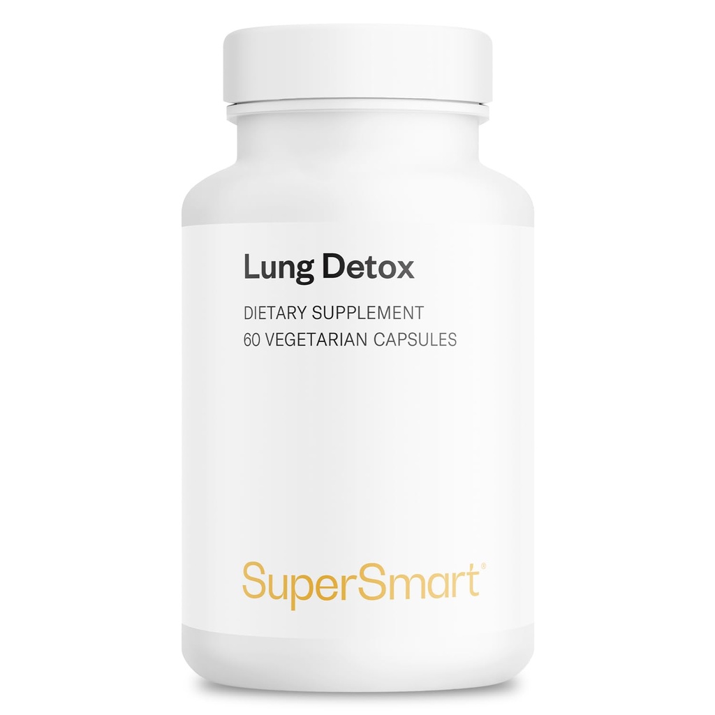 Supersmart - Lung Detox (Advanced Formula) - cu Querbetin, Bromelain, Curcuminoide, EGCG 