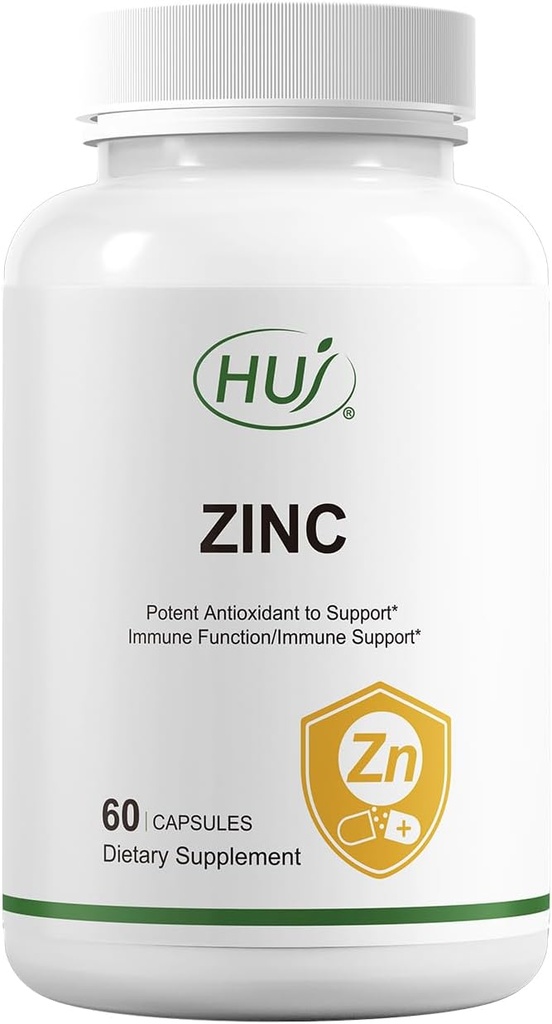HUJ Zinc, 60 capsule, potent antioxidant pentru suport imun