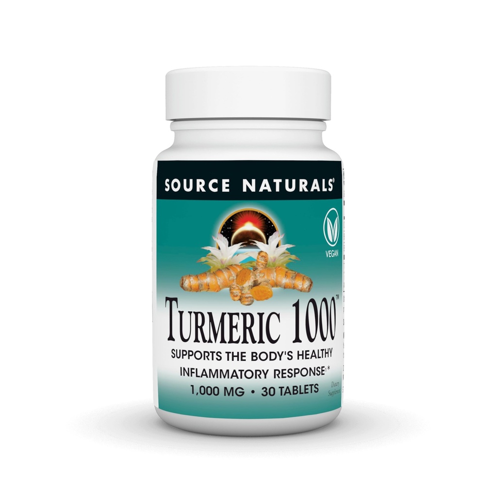 Sursa Naturals Turmeric 1000, Suportă Body