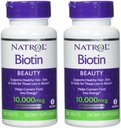 Natrol Biotin Tablet 10000 mcg, 100 Număr (Pachet de 2)